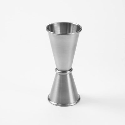 Jigger, satin-finish stainless steel